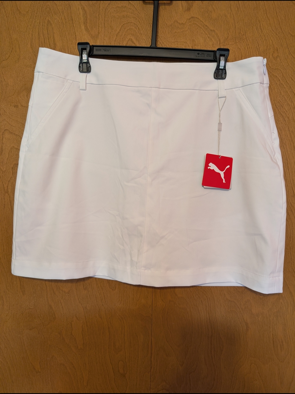 Puma Bright White Women's Pounce Skirt Size 14